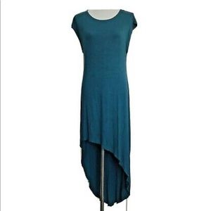 Teal Blue High Low dress